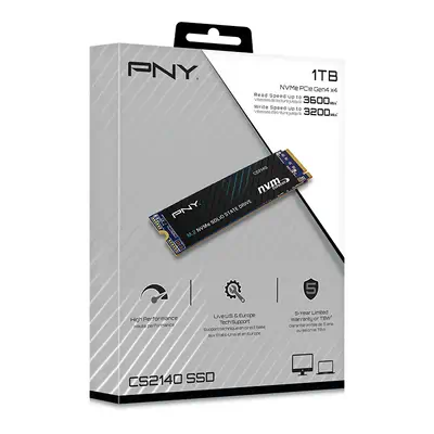 PNY CS2140 1 To M.2 PCI Express 4.0 NVMe 3D NAND - Disque dur SSD - visuel 2