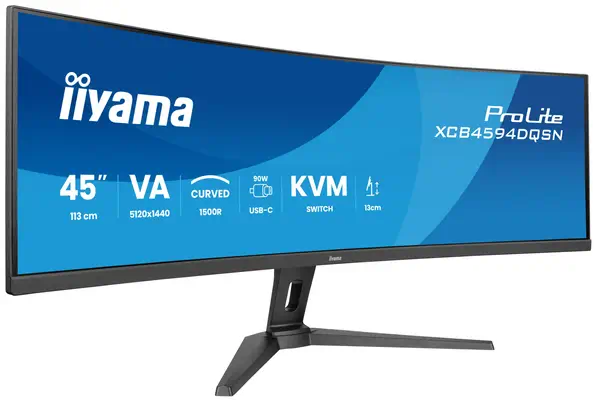 45"LCD Curved Bus. UWQHD - iiyama - Ecran Ordinateur - visuel 1