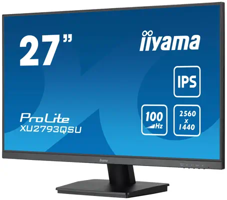 iiyama ProLite XU2793QSU-B6 écran plat de PC 68,6 cm (27") 2560 x 1440 pixels Wide Quad HD LED Noir - Ecran Ordinateur - visuel 4