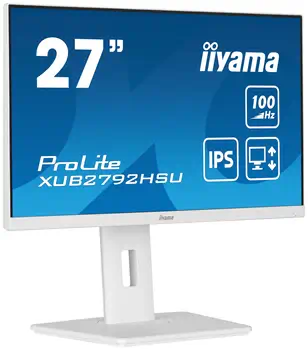 Livraison rapide iiyama ProLite XUB2792HSU-W6 LED display 68,6 cm (27") 1920 x 1080 pixels Full HD Blanc
