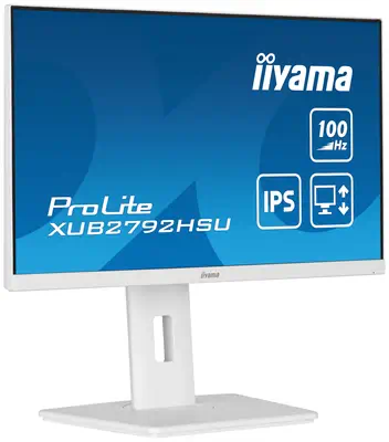 iiyama ProLite XUB2792HSU-W6 LED display 68,6 cm (27") 1920 x 1080 pixels Full HD Blanc - Ecran Ordinateur - visuel 4