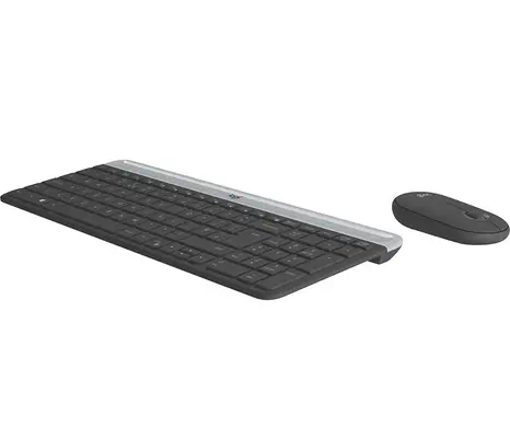 Logitech 920-009202 clavier Souris incluse Bureau RF sans fil QWERTY Anglais britannique Graphite - Clavier - visuel 4