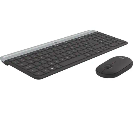 Logitech 920-009202 clavier Souris incluse Bureau RF sans fil QWERTY Anglais britannique Graphite - Clavier - visuel 3