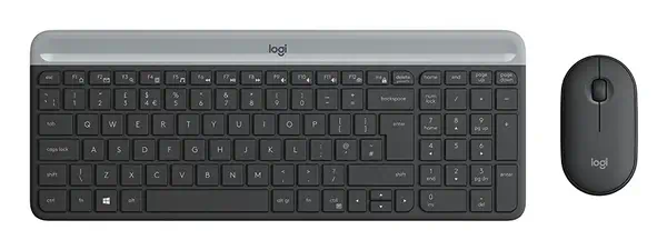 Logitech 920-009202 clavier Souris incluse Bureau RF sans fil QWERTY Anglais britannique Graphite - Clavier - visuel 7
