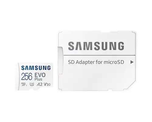 Vente SAMSUNG EVO PLUS microSD 256Go Class10 Read up Samsung au meilleur prix - visuel 6