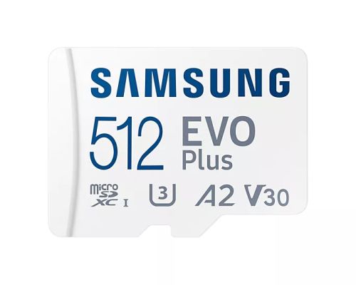 Revendeur officiel Carte Mémoire SAMSUNG EVO PLUS microSD 512Go Class10 Read up to