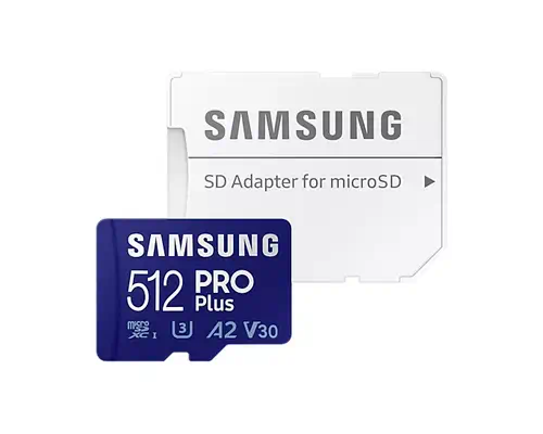 Vente SAMSUNG PRO PLUS microSD 512Go Class10 Read up Samsung au meilleur prix - visuel 4