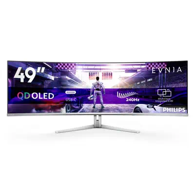 Philips Evnia 8000 49M2C8900/00 écran plat de PC 124,2 cm (48.9") 5120 x 1440 pixels Dual QHD QD-OLE - Ecran Ordinateur - visuel 1