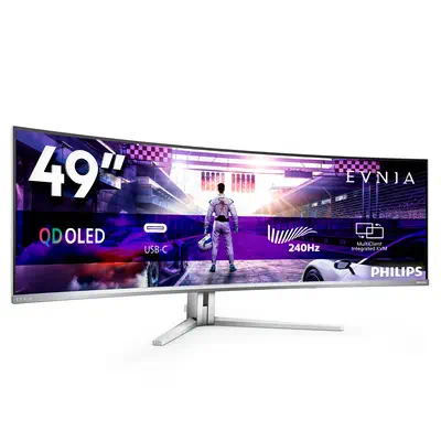 Philips Evnia 8000 49M2C8900/00 écran plat de PC 124,2 cm (48.9") 5120 x 1440 pixels Dual QHD QD-OLE - Ecran Ordinateur - visuel 2
