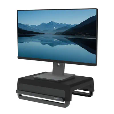 Fellowes 100016560 support d'écran plat pour bureau Noir, Gris - Accessoire Moniteur - visuel 1