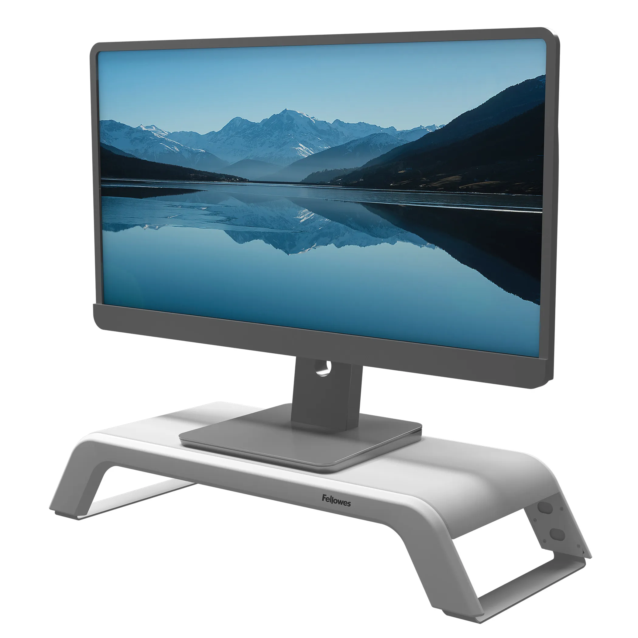 Fellowes Hana LT Monitor Support White Noir - Accessoire Moniteur - visuel 1