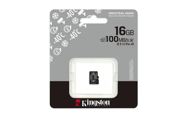 Carte 16GB microSDHC Industrielle C10 A1 pSLC emballage individuel sans adaptateur - Kingston - Carte Mémoire - visuel 5