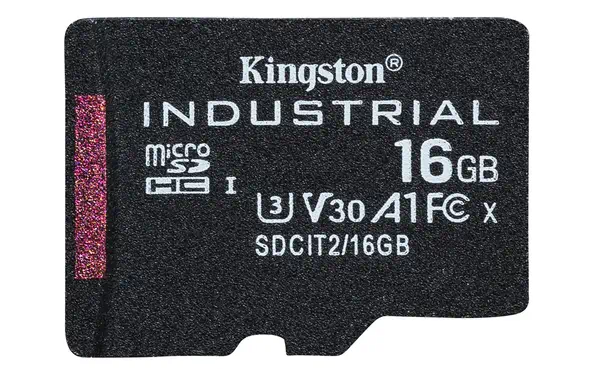 Carte 16GB microSDHC Industrielle C10 A1 pSLC emballage individuel sans adaptateur - Kingston - Carte Mémoire - visuel 1
