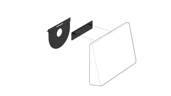 Logitech 939-001817 Accessoire de vidéo-conférence Support mural Noir Logitech - visuel 1 - hello RSE - Le support reste en place