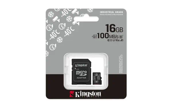Carte 16GB microSDHC Industrielle C10 A1 pSLC + adaptateur SD - Kingston - Carte Mémoire - visuel 7