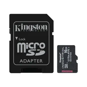 KINGSTON 16Go microSDHC Industrial C10 A1 pSLC Card + livraison rapide