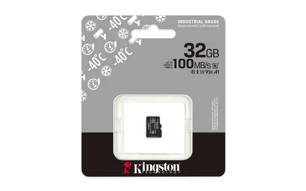 Carte 32GB microSDHC Industrielle C10 A1 pSLC emballage individuel sans adaptateur - Kingston - Carte Mémoire - visuel 5