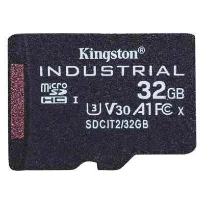 KINGSTON 32Go microSDHC Industrial C10 A1 pSLC Card - Kingston - Carte Mémoire - visuel 1