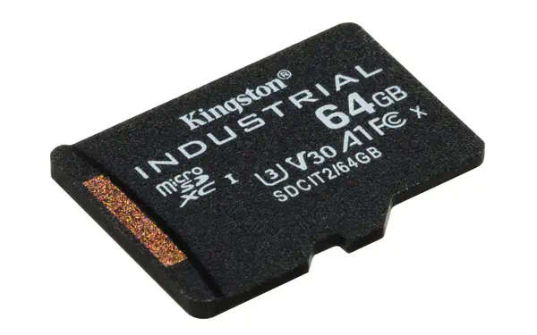 Carte 64GB microSDXC Industrielle C10 A1 pSLC emballage individuel sans adaptateur - Kingston - Carte Mémoire - visuel 2