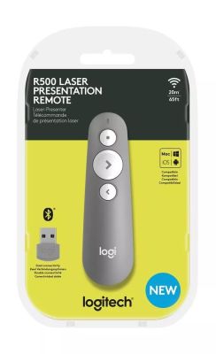 Vente LOGITECH R500s Laser Presentation Remote - MID GREY Logitech au meilleur prix - visuel 4