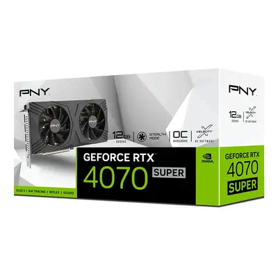 PNY GeForce RTX 4070 SUPER VERTO Overclocked Dual - Carte graphique - visuel 3