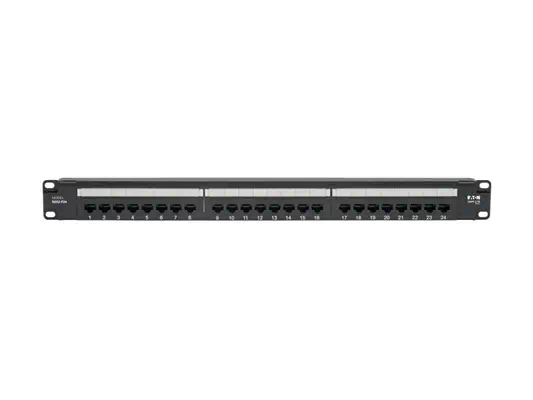 EATON TRIPPLITE Cat6 24-Port Patch Panel PoE+ Compliant - Tripp Lite - Câble RJ et Fibre optique - visuel 5