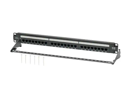 EATON TRIPPLITE Cat6 24-Port Patch Panel PoE+ Compliant - Tripp Lite - Câble RJ et Fibre optique - visuel 4