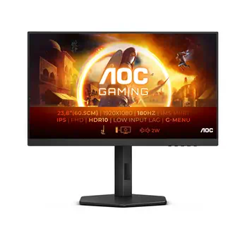 Achat AOC 24G4X 23.8p Gaming Monitor FreeSync 1920x1080 1ms HDMI DP Black au meilleur prix