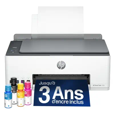 Smart Tank 5105 Sans fil All-in-One Couleur Imprimante, Copieur, Scanner - HP - Multifonctions Jet d'encre - visuel 8