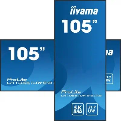 iiyama LH10551UWS-B1AG Écran d'affichage dynamique Écran plat de signalisation numérique 2,66 m (104 - Affichage dynamique - visuel 3