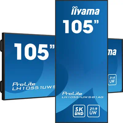 iiyama LH10551UWS-B1AG Écran d'affichage dynamique Écran plat de signalisation numérique 2,66 m (104 - Affichage dynamique - visuel 1