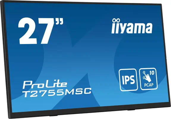 iiyama ProLite T2755MSC-B1 écran plat de PC 68,6 cm (27") 1920 x 1080 pixels Full HD LED Écran tacti - Ecran Ordinateur - visuel 4