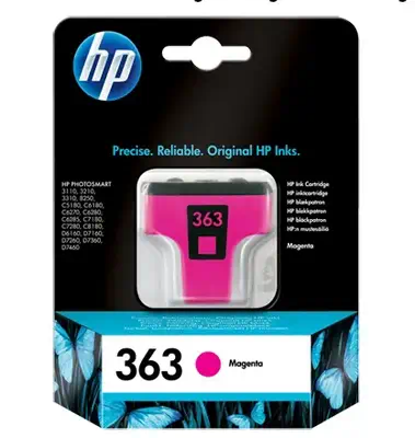 HP 363 cartouche d'encre 1 pièce(s) Original Rendement standard Photo magenta - Cartouches d'encre - visuel 1
