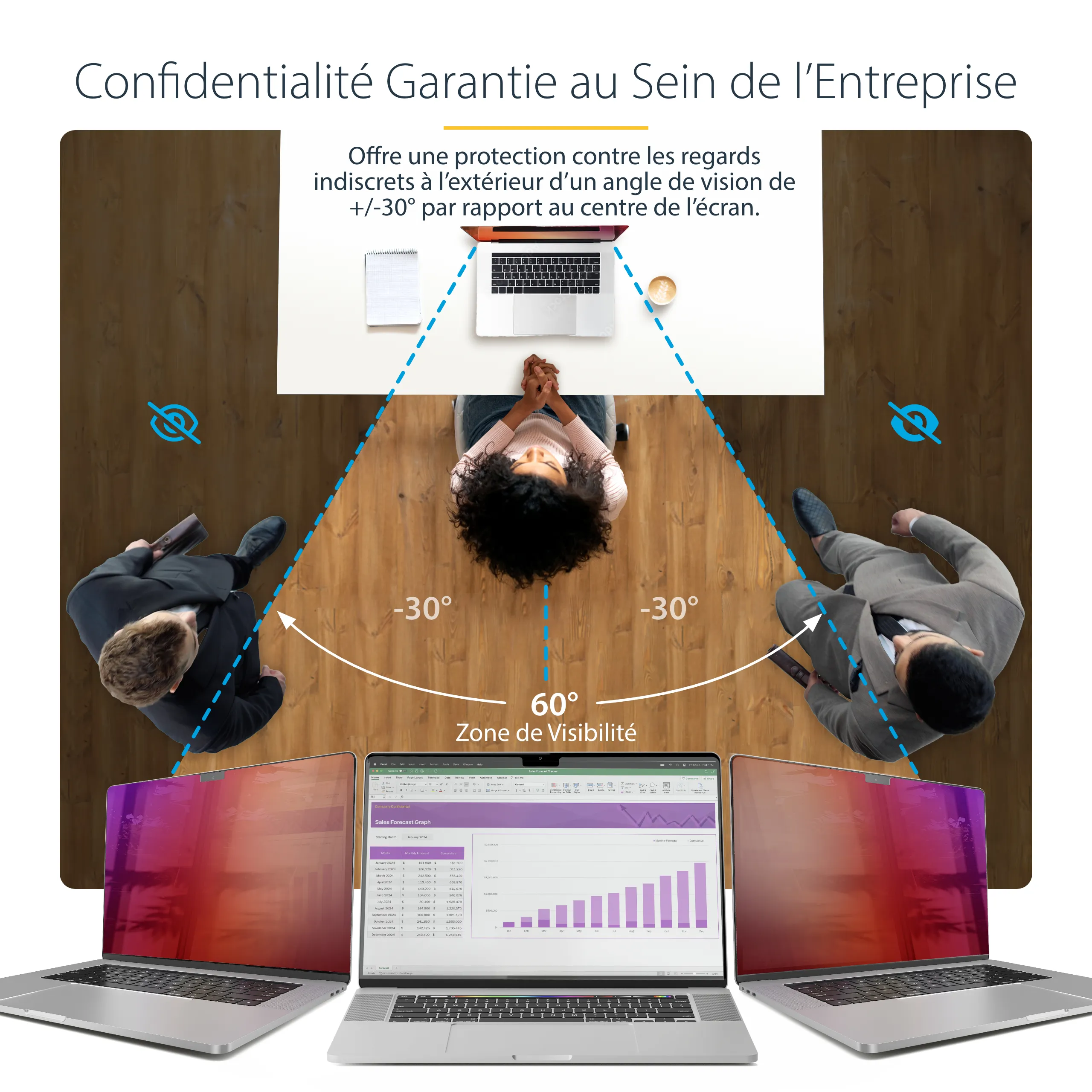StarTech 162MG-PRIVACY-SCREEN  - Protection d'écran et - Protection d'écran et Filtre - visuel 8