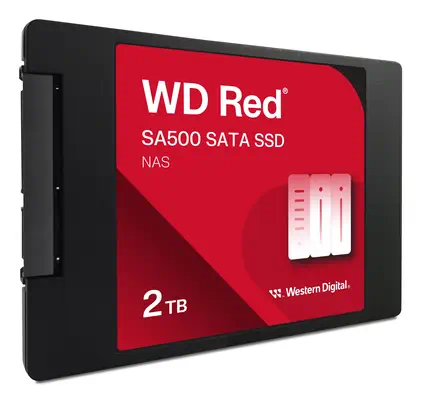 SanDisk Red WD SA500 2 To 2.5" SATA 3D NAND - Sandisk - Disque dur SSD - visuel 3
