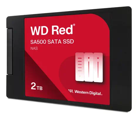 SanDisk Red WD SA500 2 To 2.5" SATA 3D NAND - Sandisk - Disque dur SSD - visuel 2