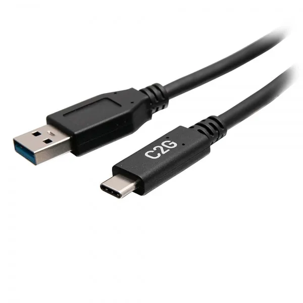 Achat C2G Câble USB-C® 6 pouces mâle vers USB-A mâle - USB 3.2 et autres produits de la marque C2G
