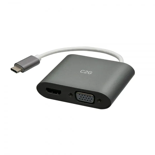 Revendeur officiel C2G Adaptateur multiport MST USB-C® vers HDMI® et VGA - 4K