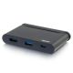 Achat C2G Adaptateur USB-C vers 4K HDMI[R] avec USB-A sur hello RSE - visuel 1