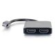 Vente C2G Concentrateur MST Mini DisplayPort[TM] 1.2 vers Double C2G au meilleur prix - visuel 2