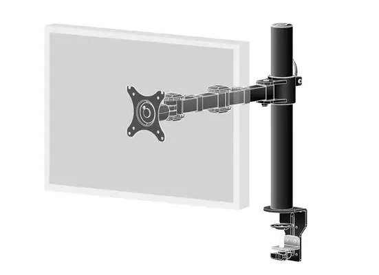 iiyama DS1001C-B1 support d'écran plat pour bureau 76,2 cm (30") Noir - Support Fixe & Mobile - visuel 4