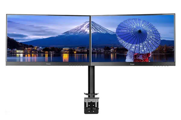 iiyama DS1002C-B1 support d'écran plat pour bureau 76,2 cm (30") Noir - Support Fixe & Mobile - visuel 2