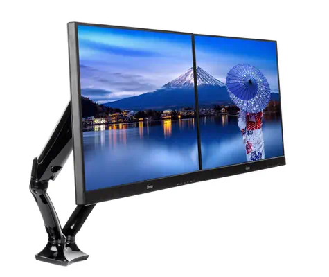 iiyama DS3002C-B1 support d'écran plat pour bureau 68,6 cm (27") Noir - Support Fixe & Mobile - visuel 2