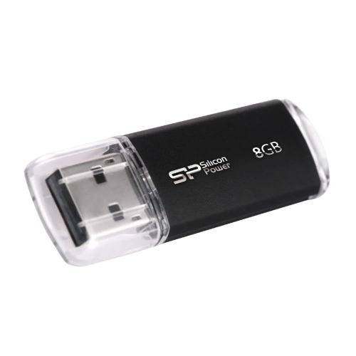 Achat SILICON POWER memory USB Ultima II I-series 8Go USB 2.0 Black - 4710700391679