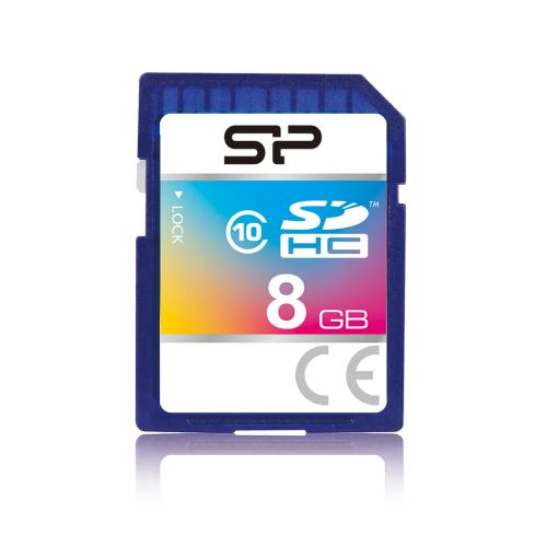Achat SILICON POWER memory card SDHC 8Go class 10 - 4712702614268