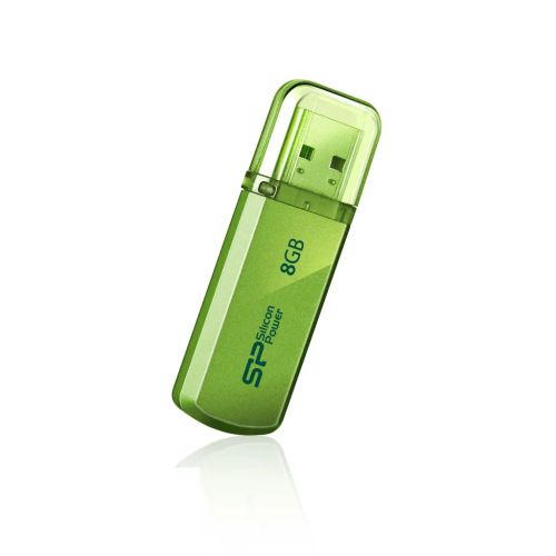 Vente SILICON POWER memory USB Helios 101 8Go USB 2.0 Green au meilleur prix