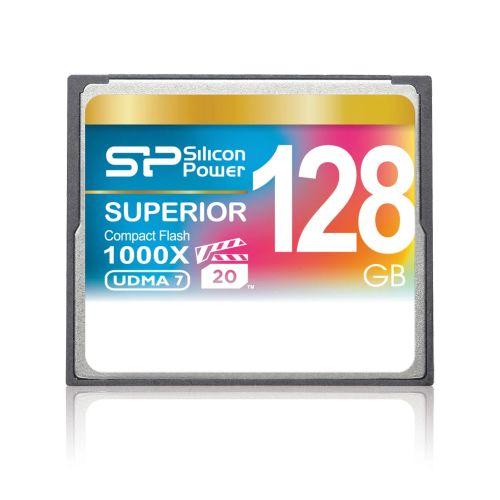Achat Carte Mémoire SILICON POWER 128Go 1000x CF R/W: up to 150/90 Mo/s