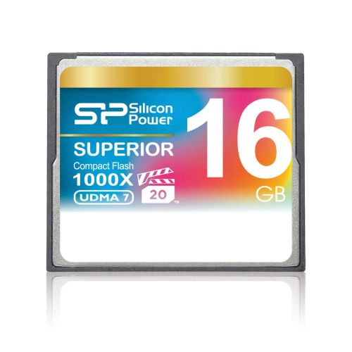Achat Carte Mémoire SILICON POWER 16Go 1000x CF R/W: up to 150/90 Mo/s