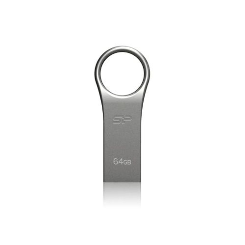 Revendeur officiel SILICON POWER memory USB Firma F80 8Go USB 2.0 COB Zinc alloy Silver