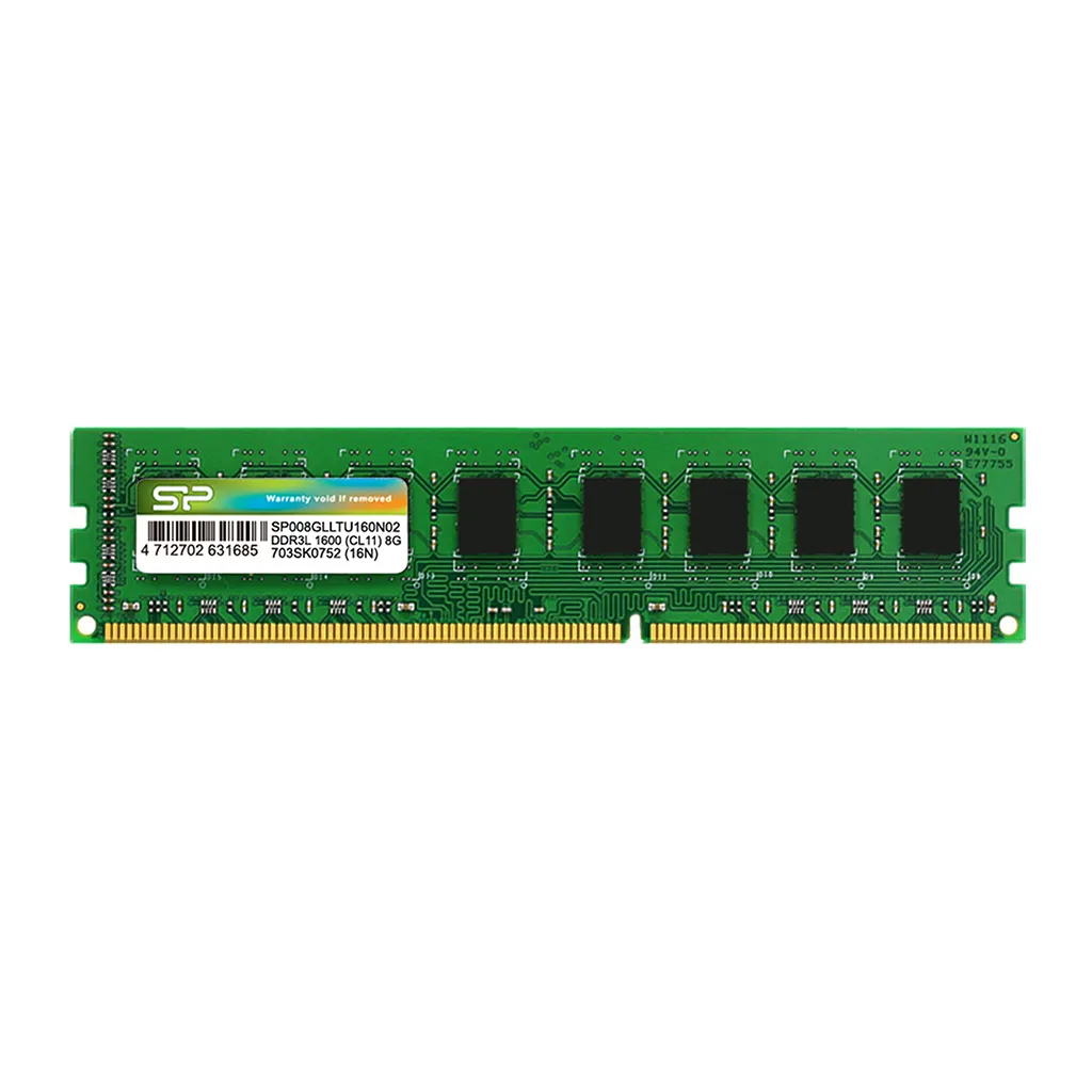 Revendeur officiel Mémoire SILICON POWER DDR3 4Go 1600MHz CL11 DIMM 1.35V